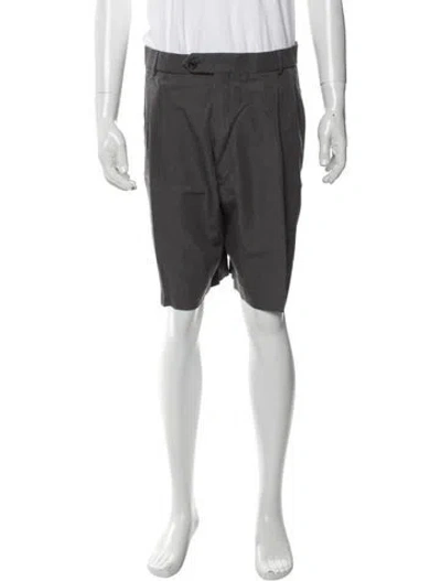 Pre-owned Maus & Hoffman Flat Front Shorts In Grey