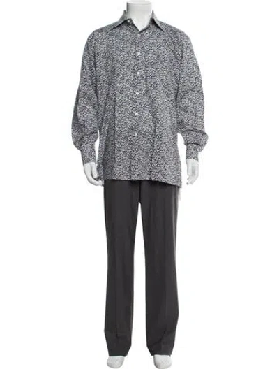 Pre-owned Maus & Hoffman Printed Long Sleeve Shirt In Multi