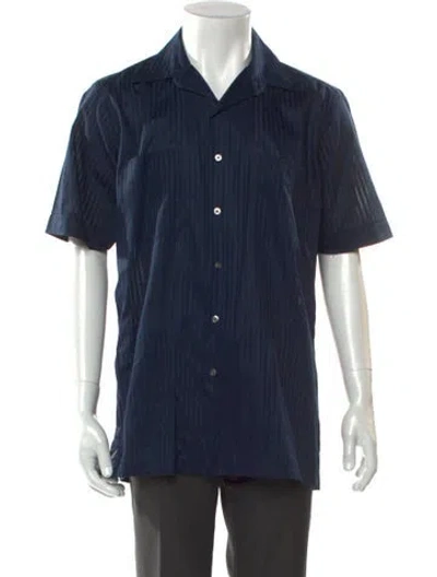 Pre-owned Maus & Hoffman Short Sleeve Shirt In Blue