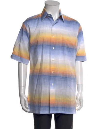 Pre-owned Maus & Hoffman Striped Short Sleeve Shirt In Multi