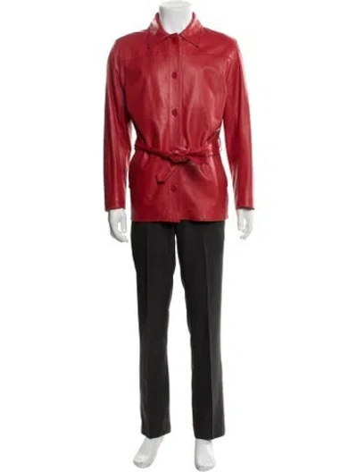 Pre-owned Maus & Hoffman Vintage 1990's Jacket In Red