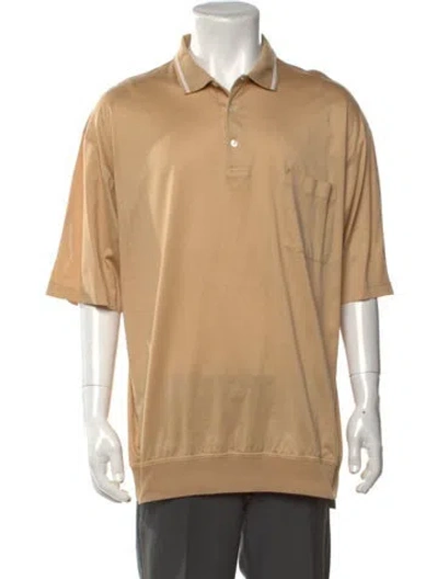 Pre-owned Maus & Hoffman Vintage Collar Polo Shirt In Neutrals