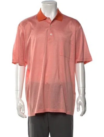 Pre-owned Maus & Hoffman Vintage Collar Polo Shirt In Pink