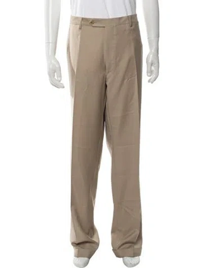 Pre-owned Maus & Hoffman Virgin Wool Chinos In Neutrals