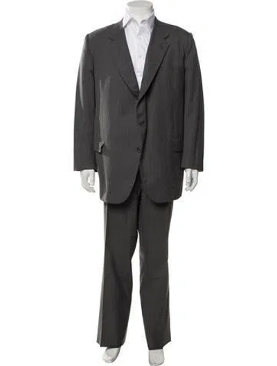 Pre-owned Maus & Hoffman Wool Two-piece Suit In Gray