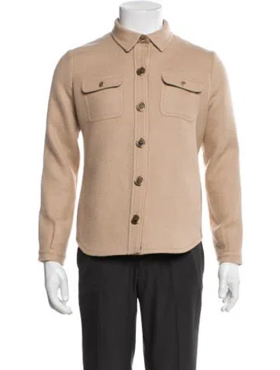 Pre-owned Maus & Hoffman Wool Utility Jacket In Neutral