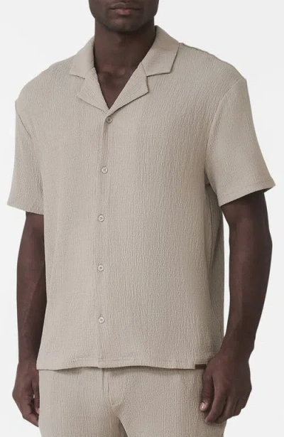 Mauvais Eivissa Relaxed Fit Shirt In White