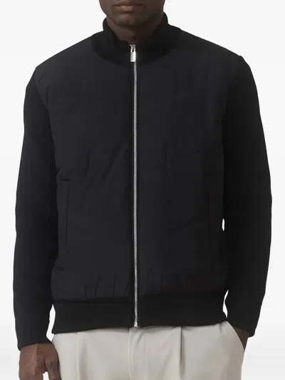Mauvais Quilted Panelled Jacket In Black