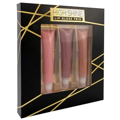 Mauve And Pinks Ladies Makeup High Shine Lip Gloss *trio* Makeup 810020290639 In Mauve