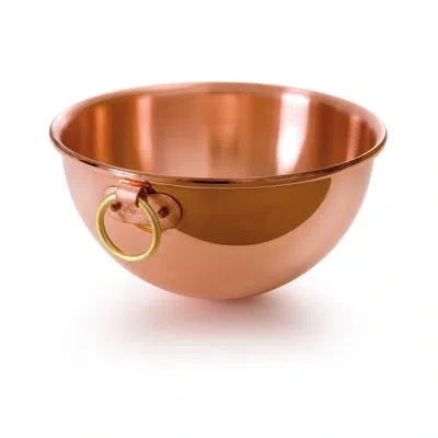 Mauviel 1830 M'passion Egg White Beating Bowl With Ring, 5-qt In Copper