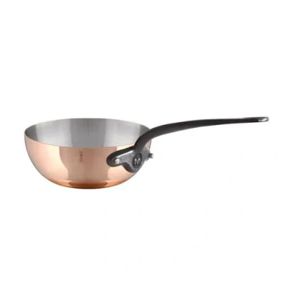 Mauviel M'150 Ci Curved Splayed Saute Pan, 10.2 Inch In Copper