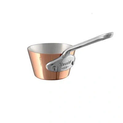 Mauviel M'150 S 2 0.5 Quarts Non-stick Saute Pan With Lid In Copper