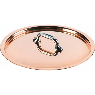 Mauviel M150s 18cm / 7 Inch Lid, Cast Stainless Steel Handle In Copper