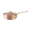 Mauviel M'150s 3 Quart Saute Pan With Cast Bronze Handle In Metallic