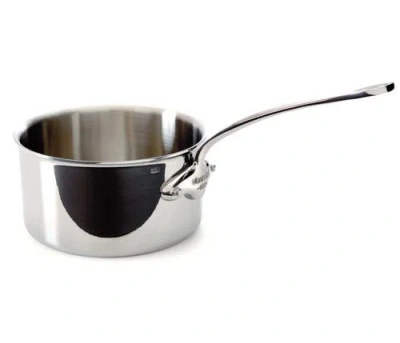 Mauviel M'cook 0.9 Qt. Stainless Steel Saucepan In Silver