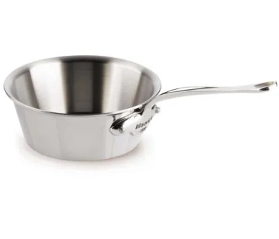 Mauviel M'cook 1.1 Qt. Splayed Saute Pan Cast Handle In Silver