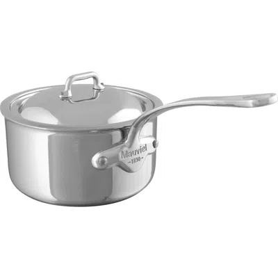 Mauviel M'cook 1.2 Qt Stainless Steel Saucepan & Lid In Silver