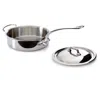 Mauviel M'cook 3.2 Qt. Stainless Steel Saute Pan & Lid