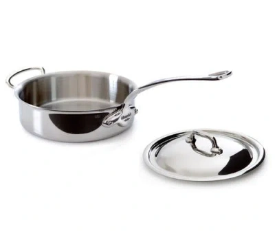 Mauviel M'cook 3.2 Qt. Stainless Steel Saute Pan & Lid In Silver