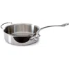 MAUVIEL MAUVIEL M'COOK 3.2 QT. STAINLESS STEEL SAUTE PAN WITH HELPER HANDLE
