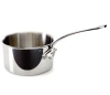 Mauviel M'cook 3.6 Qt Stainless Steel Saucepan In Silver