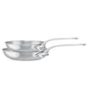 Mauviel M'cook 5-ply 2-piece Frying Pan Set, 7.9-inch & 10.2-inch