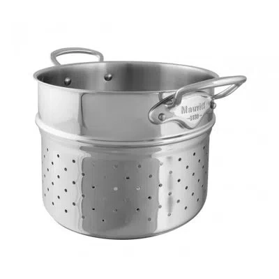 Mauviel M'cook 5-ply Pasta Insert With Cast Stainless Steel Handle