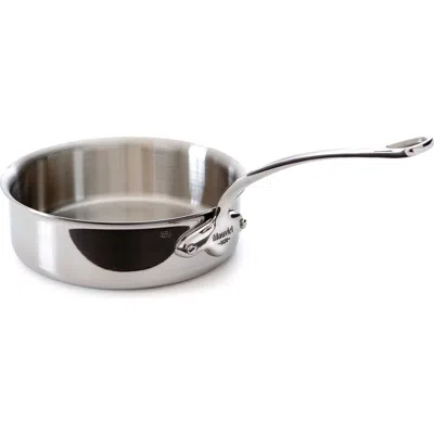 Mauviel M'cook 6.2 Qt. Stainless Steel Saute Pan With Helper Handle In Silver