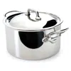 Mauviel M'cook 6.4 Qt. Stainless Steel Stewpan & Lid