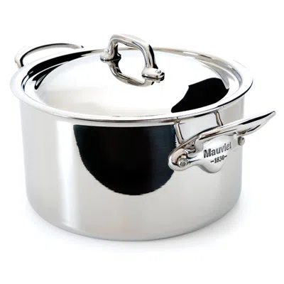 Mauviel M'cook 6.4 Qt. Stainless Steel Stewpan & Lid In Metallic