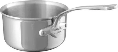 Mauviel M'cook 7 Quart Stainless Steel Saucepan, 11 Inch In Silver