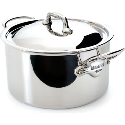 Mauviel M'cook 9.1 Qt. Stainless Steel Stewpan & Lid In Silver