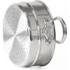 Mauviel M'cook 9.5 Steel Steamer Insert In Silver