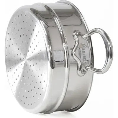 Mauviel M'cook 9.5 Steel Steamer Insert In Silver
