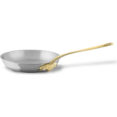Mauviel M'cook B 5-ply Frying Pan With Brass Handles, 7.9-inch In Gray