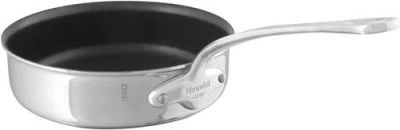 Mauviel M'cook Stainless Steel Nonstick Saute Pan, 7.9 Inch In Silver