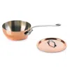 Mauviel M'heritage M'150s 1.7 Qt. Curved Splayed Saute & Lid Stainless Handle
