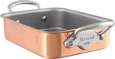 Mauviel M'minis Copper Rectangular Roasting Pan, 7.1 X 5.5 Inch In Brown