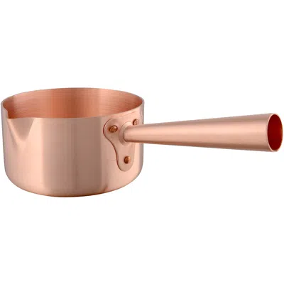 Mauviel M'passion 0.9 Qt. Sugar Sauce Pan, Copper Handle In Pink