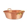 Mauviel M'passion 9.5 Qt. Hammered Jam Pan, Bronze Handle In Brown