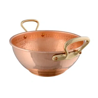 Mauviel M'passion Egg White Beating Bowl With Ring In Copper