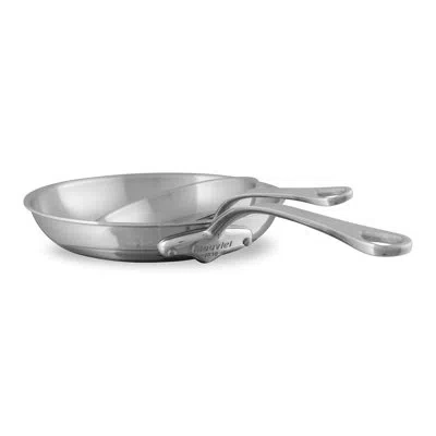 Mauviel M'urban 4 Tri-ply 2-piece Frying Pan Set With Cast Stainless Steel Handles In Silver