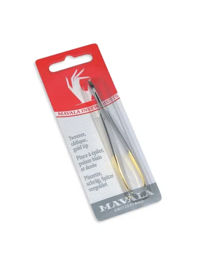Mavala Tweezer Oblique Gold Tip
