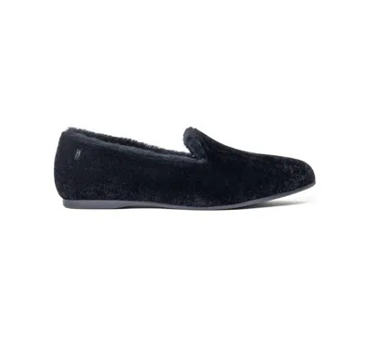 Mave & Chez Women's Audrey Velvet Loafer In Black