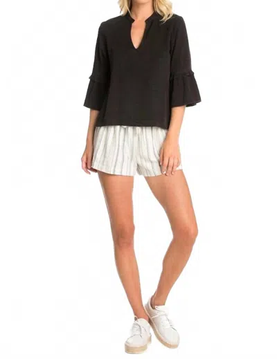 Maven West Bell Sleeve Top In Black