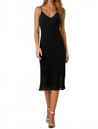 Maven West Caprice Lined Tank Dress In Black