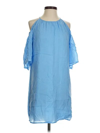 Pre-owned Maven West Casual Dress In Blue