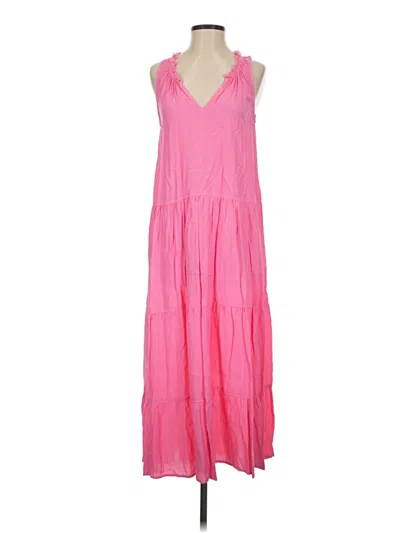 Pre-owned Maven West Casual Dress In Pink