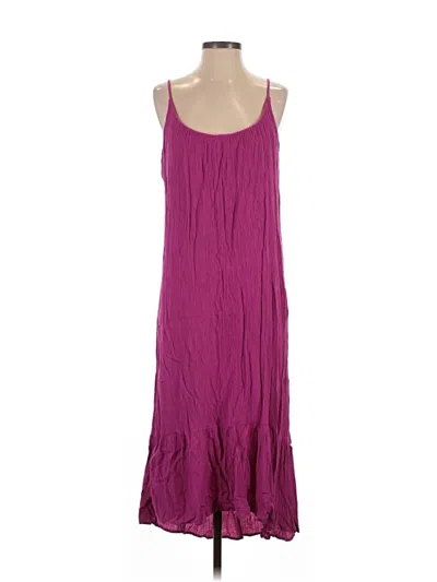 Pre-owned Maven West Casual Dress In Purple