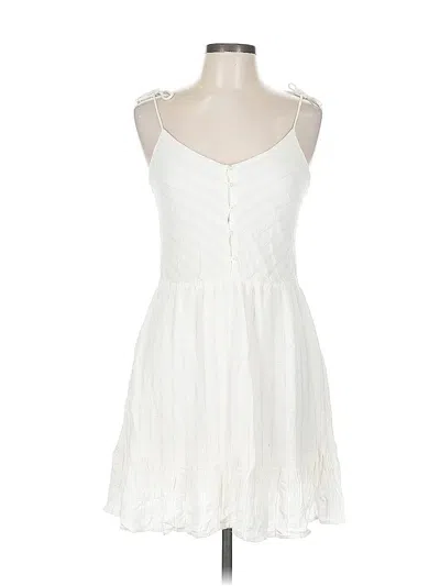Pre-owned Maven West Casual Dress In White